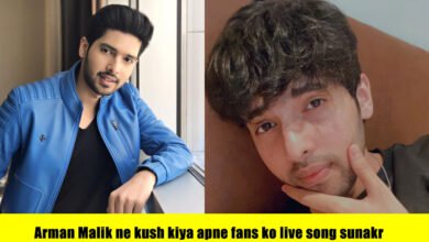 Arman Malik ne kush kiya apne fans ko live song sunakr