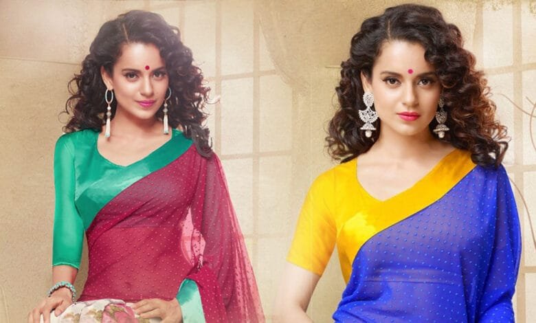 kangana ranaut in saree