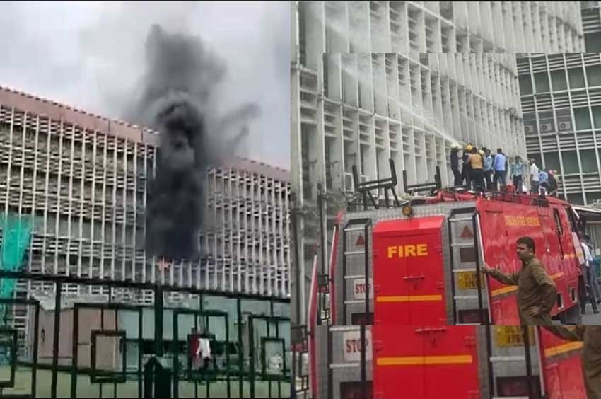 fire at endoscopy room at aiims in delhi patients evacuated
