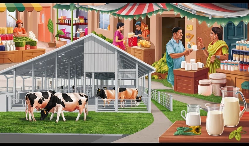 Dairy farm business idea