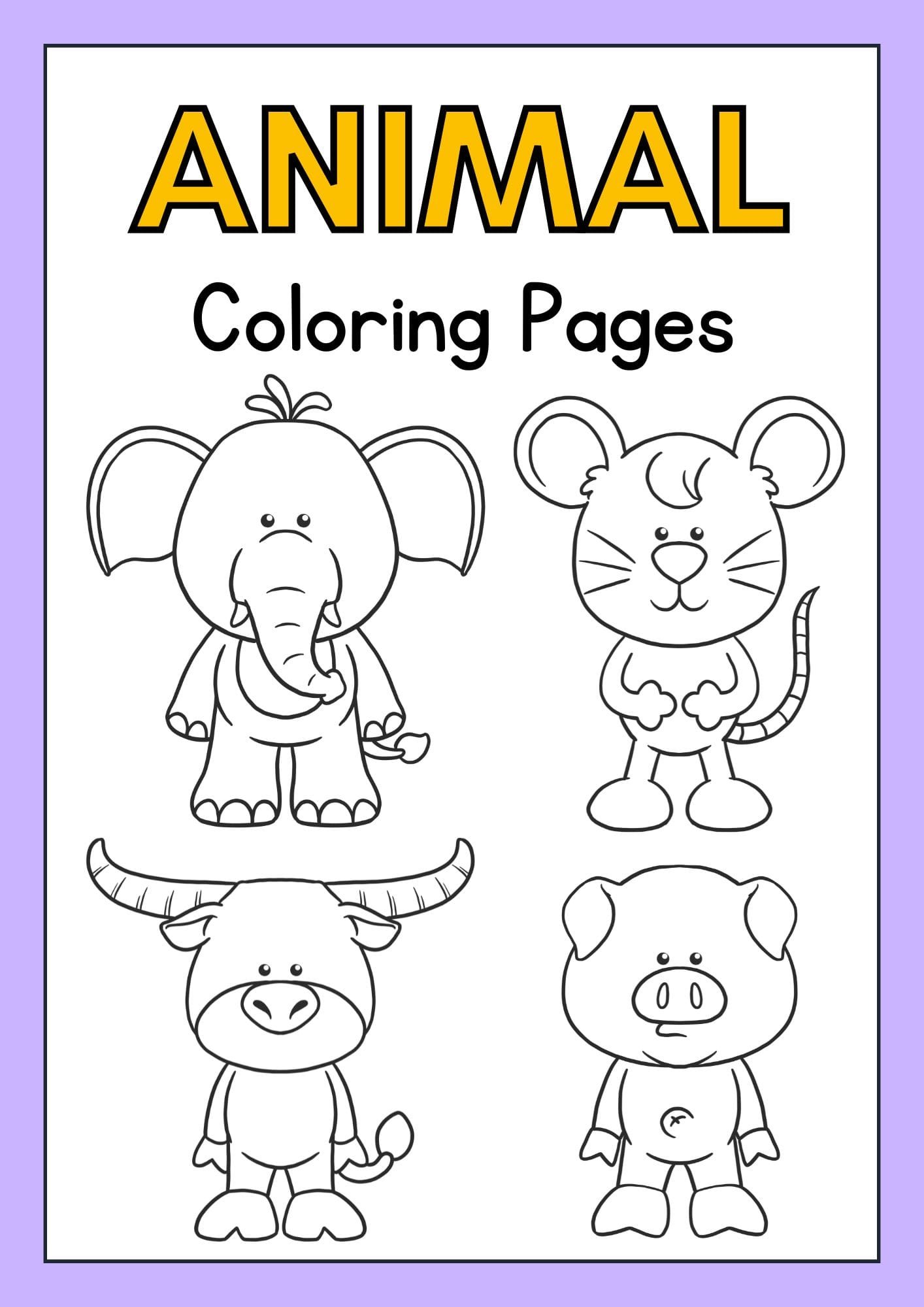 Animal Coloring Pages