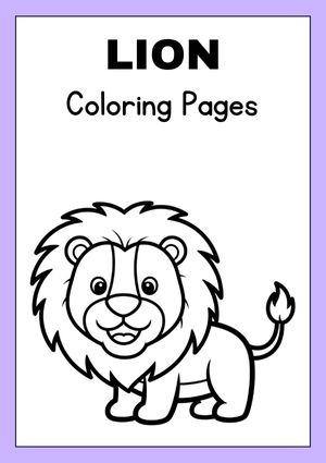 Lion Coloring Pages