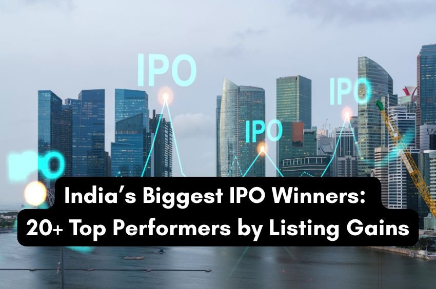India’s Biggest IPO Winners 20+ Top Performers by Listing Gains