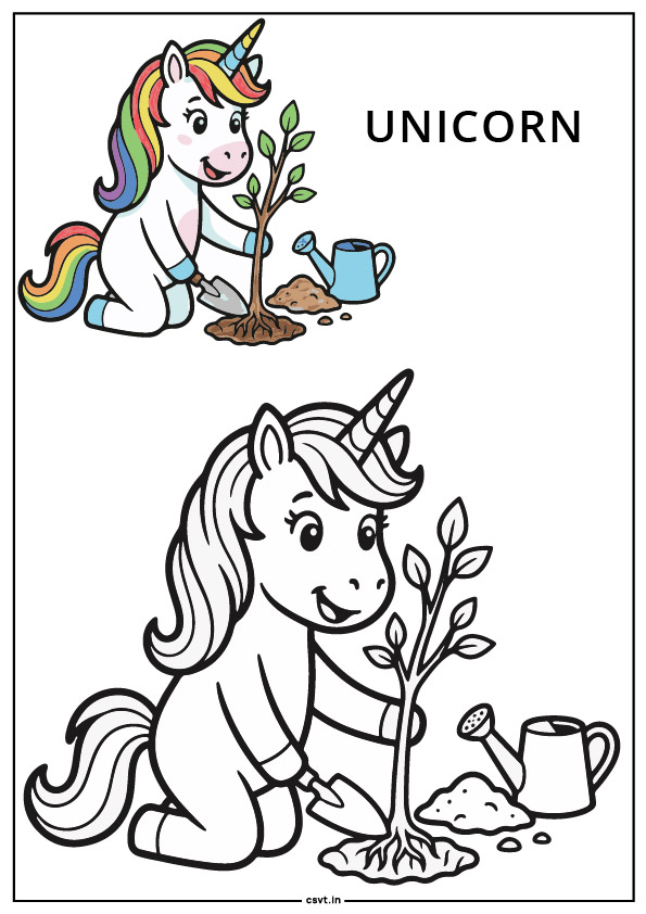 Free unicorn printable coloring sheet Free unicorn printable coloring sheet