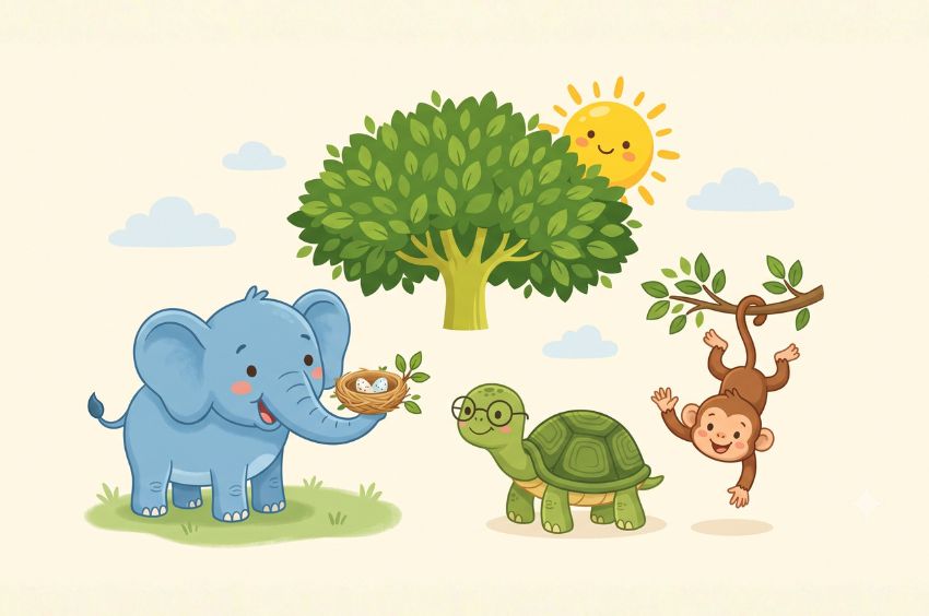 Short Animal Moral Stories for Kindergarten