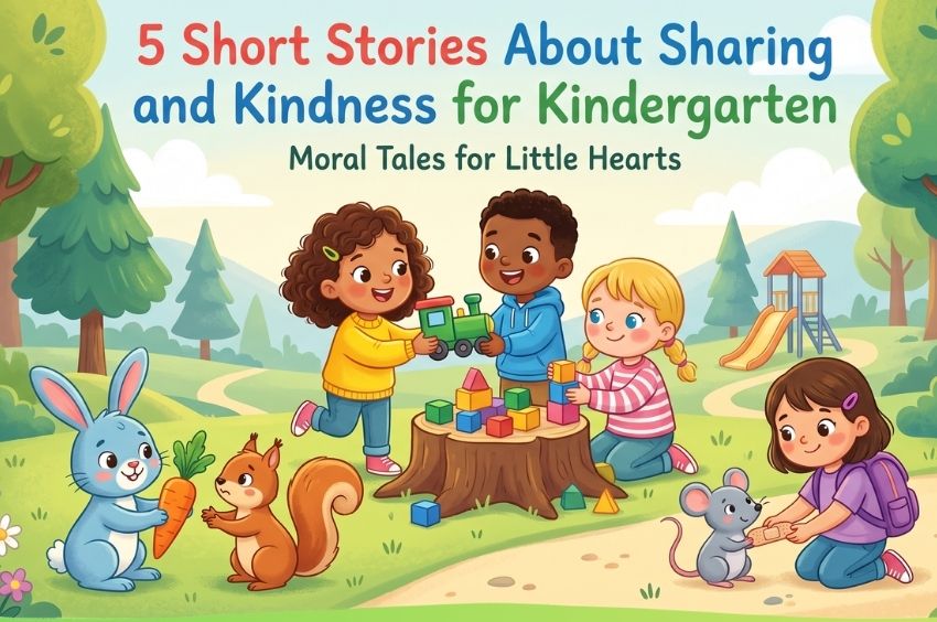 5 Short Stories About Sharing and Kindness for Kindergarten