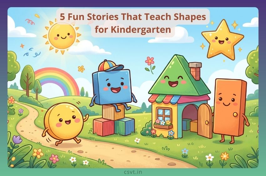 5 Fun Stories That Teach Shapes for Kindergarten